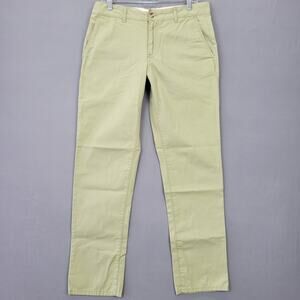 Jack Threads Green Seafoam Flat Front Khaki Pants Classic Straight Men's Size 32